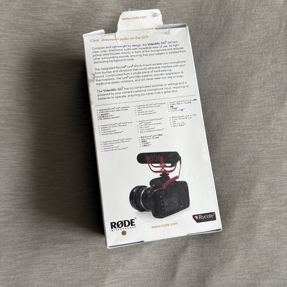 Videomic Go Lightweight On-Camera Microphone - Picture 2 of 3